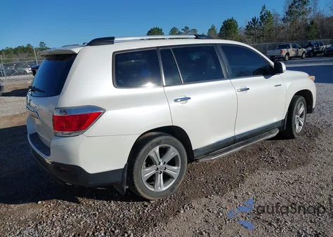 2013 Toyota Highlander Limited V6 z USA, uszkodzony, nr VIN 5TDYK3EH0DS127847